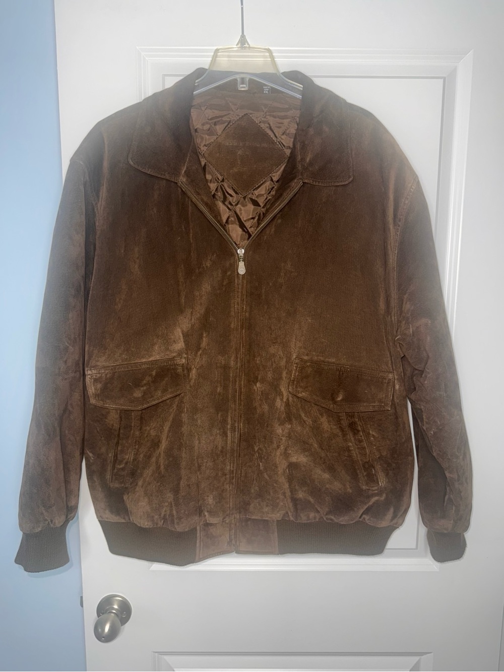 Roundtree & Yorke Men’s Genuine Leather Jacket - Picture 5 of 9